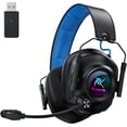 thumbnail image 1 of Auriculares inalámbricos para juegos Krysenix Bluetooth 5.4 2.4 GHz negro/azul, 1 of 4