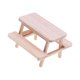thumbnail image 1 of Juego de mesa y silla para casa de muñecas, modelo de taburete de madera, modelo Dioramas, Mini adorno realista para escena en miniatura, 1:12, 1 of 9