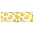 thumbnail image 6 of Yayeee Kitchen Valance Rod Pocket 54" x 18" Living Room Window Curtain, Yellow Rubber Ducks, 6 of 6