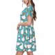 thumbnail image 2 of Balery Cartoon Funny Goose Vestidos sueltos de manga corta para mujer, vestidos de verano 2025, vestidos casuales de corte A con vuelo., 2 of 6