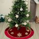 thumbnail image 1 of Herunwer Velvet Christmas Tree Skirt Fur Plush Tree Skirt Xmas Skirts for Merry Christmas Party Vintage Holiday Decorations, 1 of 6