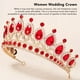 thumbnail image 3 of Decoración para el cabello de boda femenina hermosa de Diamantes de imitación rojos ANGGREK Otros, 3 of 8