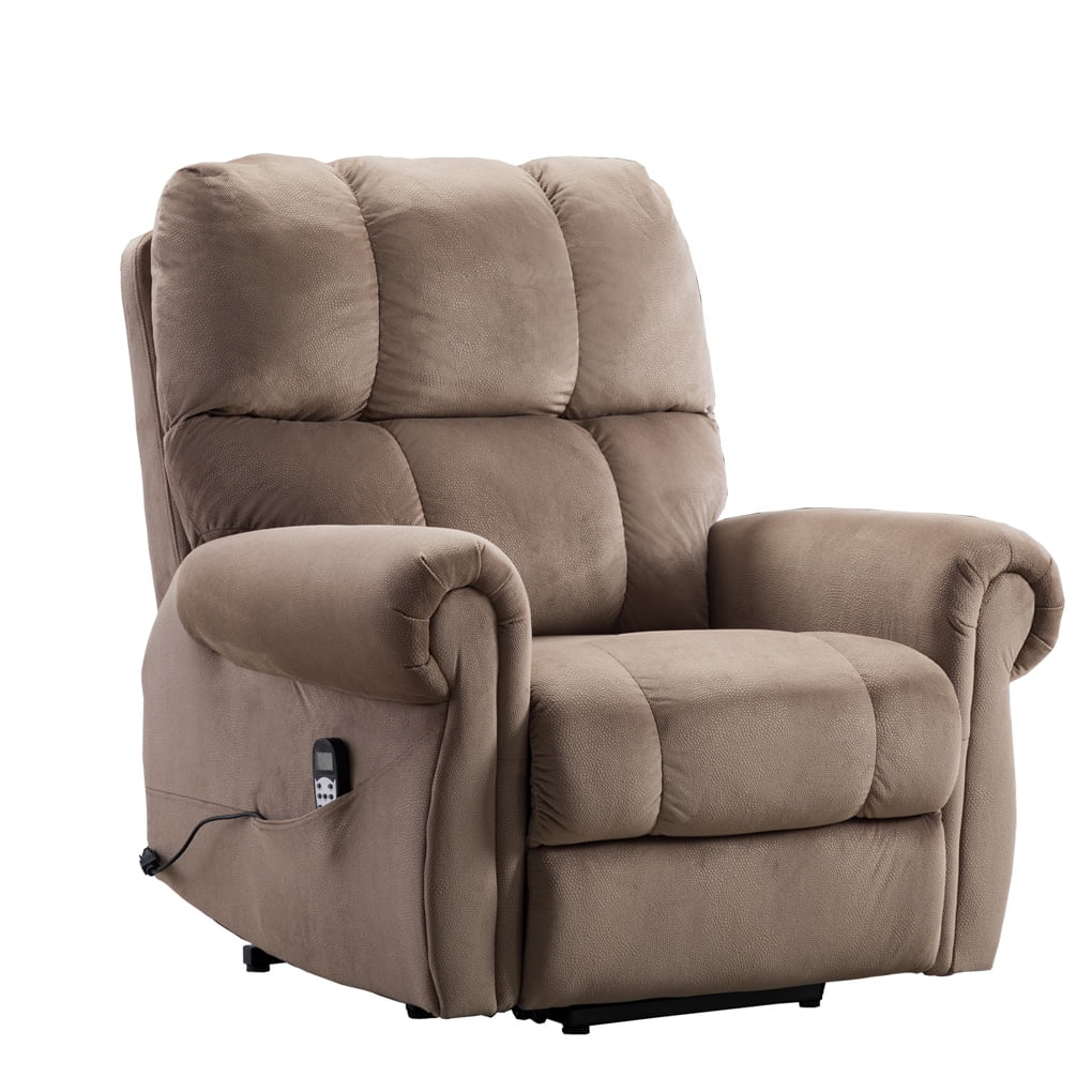 power lift recliner heated massage chair home living room modern padded  armrest backrest lounge chair  walmart