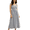 KleinBlue, variant on PUWEI Women's Casual Spaghetti Strap Dress Flowy Swing Boho Dress Stretchy Long Sundress with Side Pockets