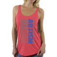 thumbnail image 1 of Awkward Styles Women's Autism Awareness American Flag Graphic Racerback Tank Tops, 1 of 4