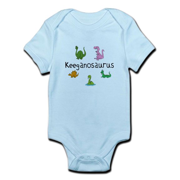 CafePress - Keeganosaurus Infant Bodysuit - Baby Light Bodysuit