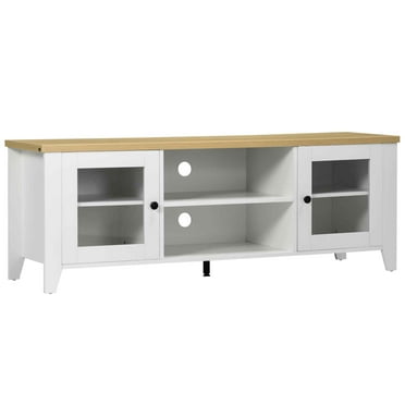 HOMCOM Modern TV Stand for TVs up to 60 inches for Living Room