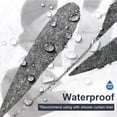 thumbnail image 5 of Grey Stall Shower Curtain Set for Bathroom, Spring Natural Plant Eucalyptus Leaves Floral Waterproof Fabric Weighted Hem Shower Curtain with 6 Hooks 36" x 72", 5 of 6