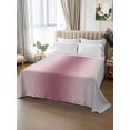 thumbnail image 3 of King Flat Sheet Only Gradient Pink Gray Watercolor Soft Microfiber Cooling Bedding Sheets Modern Minimalist Style Flat Bed Sheet for Hotel,Home Decor, 3 of 9