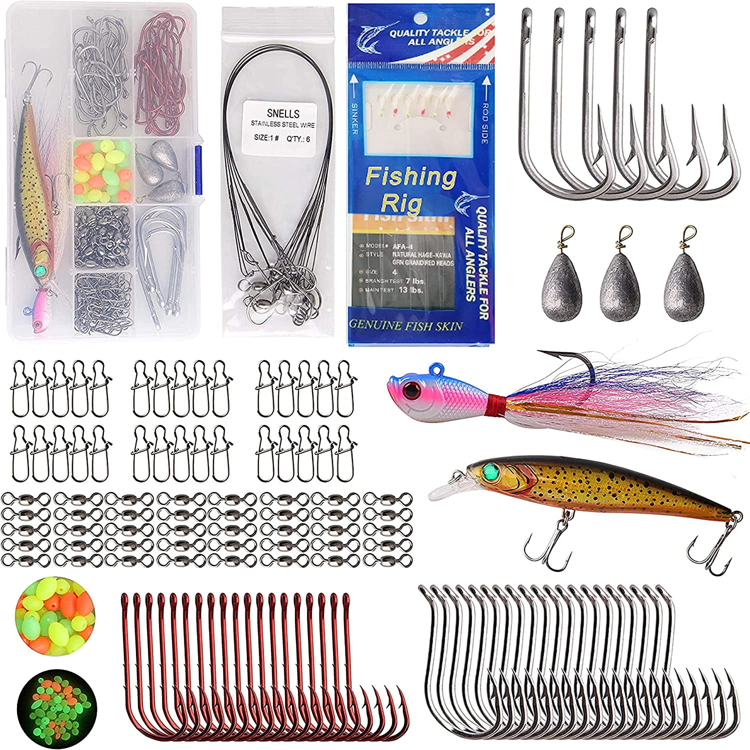 Tackle Shop Offshore Fishing Gear 157-Piece Saltwater Fishing