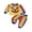 Blue Trim, variant on RUINIXCW Kids Toddler Baby Boy Girl Halloween Outfit Clown Costume Infant Baby Boy Girl Fall Winter Clothes Collar Grimace Sweatshirt and Pants Set