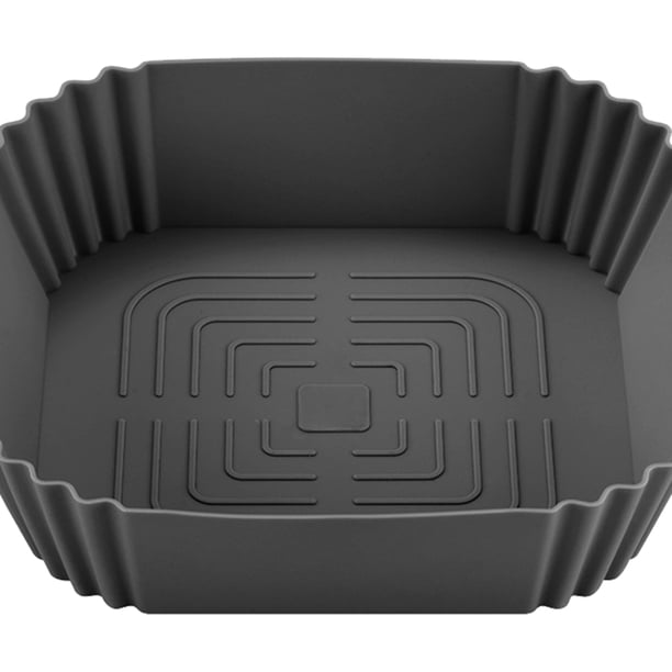 Bandeja Para Horno Bandeja cuadrada para tartas, disco antiadherente, bandeja para freidoras de aire para herramienta de cocina casera (gris) Likrtyny Libre de BPA