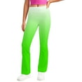 thumbnail image 6 of Riecok Leggings for Girls High Waisted Elasticity Gradient Color Fashion Straight Yoga Pants Green 10 Years, 6 of 8