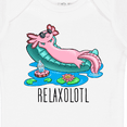 thumbnail image 4 of Inktastic Relaxolotl- Cute Axolotl on Summer Vacation Boys or Girls Baby Bodysuit, 4 of 5