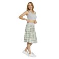 thumbnail image 4 of Women's Retro Stripes in Argyle Pattern A-line Printed Skirt Casual Wear, XL, Seafoam Beige Brown, by Ambesonne, 4 of 6