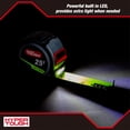 thumbnail image 4 of Hyper Tough 25ft. LED Tape Measure, 4 of 16