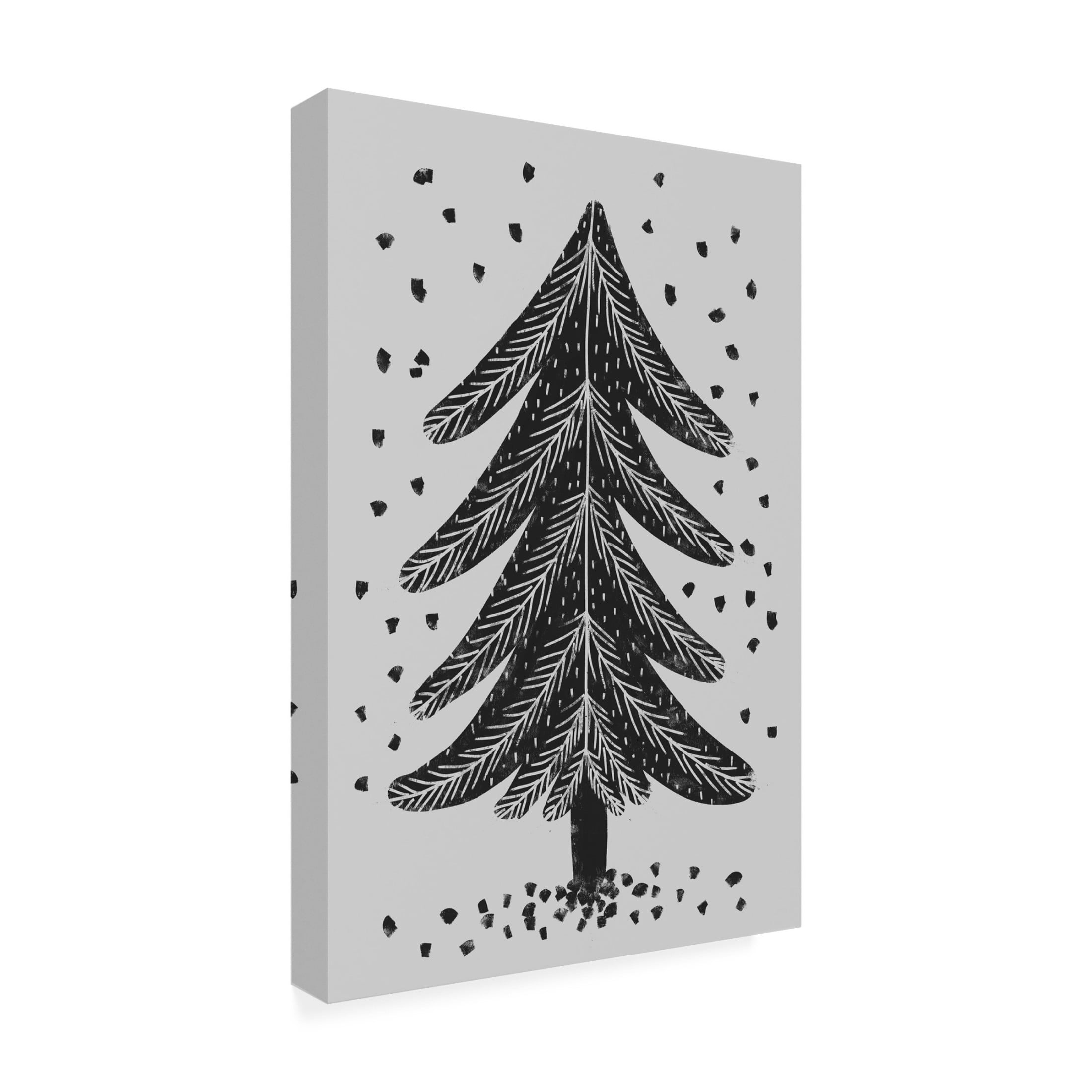Canvas Wall Art - Treechild 'Pine Tree' Wall Art for Living Room, Bedroom, or Office D?cor by Trademark Fine Art - 22 x 32 Inches