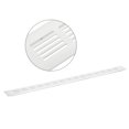 thumbnail image 5 of Uxcell Rectangle Shape Ventilation Grille Aluminum Alloy Louvered Air Vents 23.62 x 1.97 Inch for Wardrobe Cupboards, 5 of 5