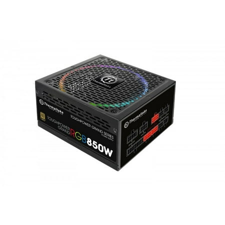 Thermaltake - ToughPower Grand RGB 850W ATX12V 2.4/EPS12V 2.92 80 Plus Gold Modular Power Supply - Black