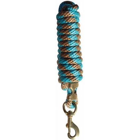 

Cotton Lead Rope Tan/Turquoise