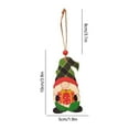 thumbnail image 3 of Decoraciones de Árbol de Navidad Enano de Navidad Colgando Ornamentos de Madera Decoración Hecha a Mano de Madera de Santa Claus Decoración de Árbol de Navidad Enano Colgante con Cuerda Decoración de, 3 of 6