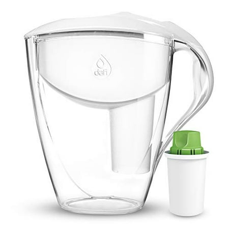 

Dafi Astra LED 12 Cup Filtering Water Pitcher + Alkaline Filter Made in Europe BPA-Free (White)