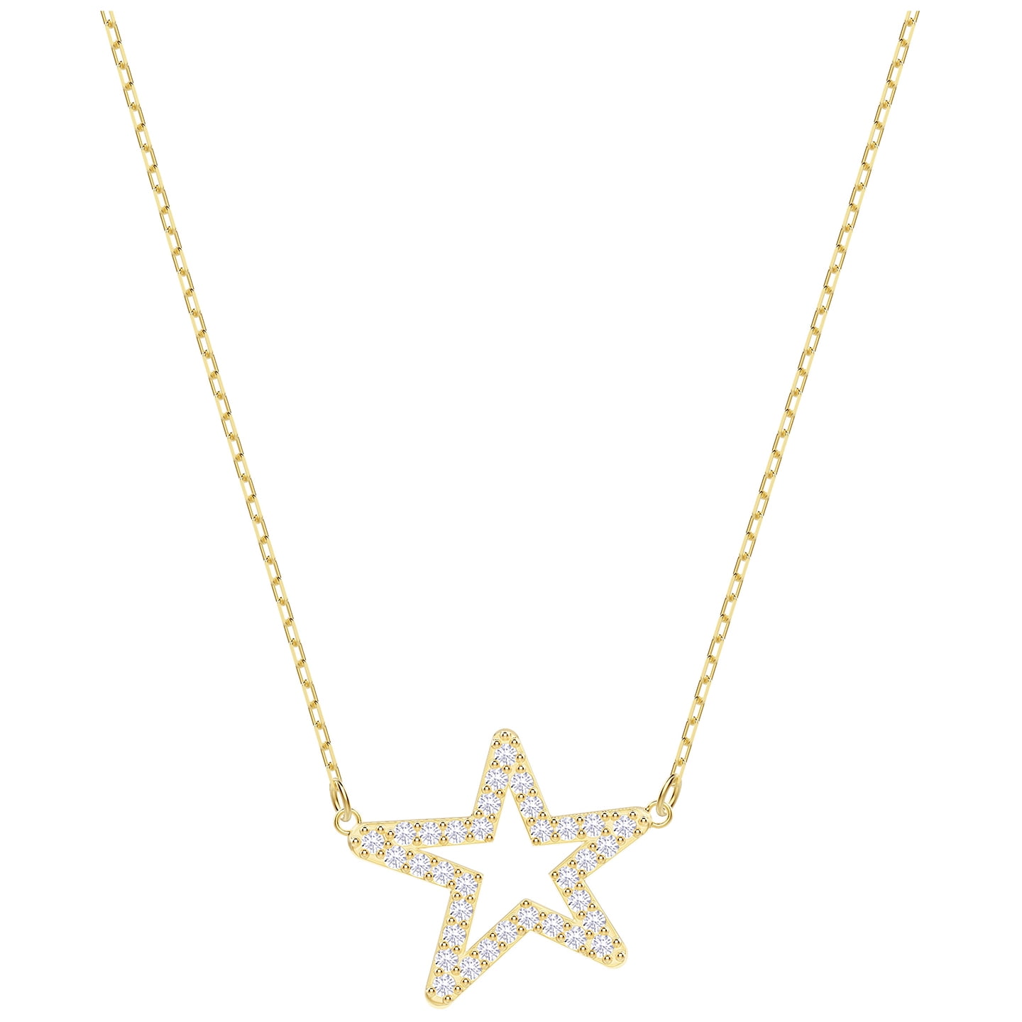 Swarovski Only Necklace White Rhodium Plating Walmart