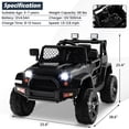 thumbnail image 7 of Infans 12V Kids Ride On Truck Car Electric Vehicle Remote w/ Music & Light, 7 of 7