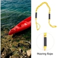 thumbnail image 2 of 2pcs Boat Dock Line Bungee Dock Line Mooring Rope Bungee Cords for Boat Pontoon Kayak Canoe, 2 of 8