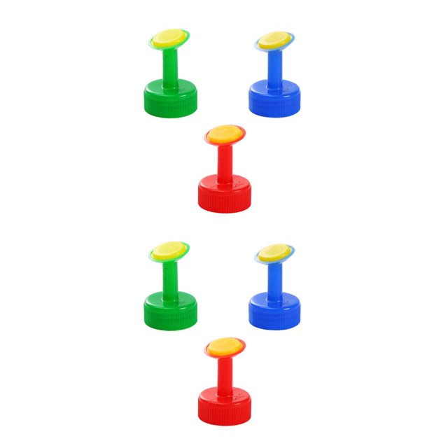 Yuarrent Boquilla de regadera de 3 piezas, rociador de plantas, cabeza de botella, portátil, para el hogar, granja, plantación, riego de jardinería Azul+Verde+Rojo 2piezas Yuarrent CBP018416