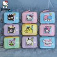 thumbnail image 2 of Cartera Kawaii Sanrio bolsa Kuromi tarjetero de identificación de cuero, lindo monedero de Hello Kitty, llavero, mochila colgante, mi melodía, regalo para niña, 2 of 4