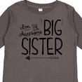thumbnail image 4 of Inktastic I'm the Awesome Big Sister Girls Long Sleeve Toddler T-Shirt, 4 of 5