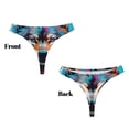thumbnail image 3 of Fotbe Tie-Dye Wolf Head Tanga Sin Costuras para Mujer con Estampado – Panties Invisibles, Transpirables y Cómodos para Uso Diario-Small, 3 of 6
