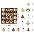 thumbnail image 1 of KG navidad en Stock bolas de navidad conjunto de adornos navideños juego de adornos navideños de bolas de Navidad de plástico mezclado de 52 piezas, 1 of 4