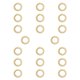 thumbnail image 4 of Círculos de carillón de viento Marco de carillón de viento Carillón de viento DIY Inicio Círculos superiores Anillos de madera 4 cm 3 agujeros 20 piezas, 4 of 9
