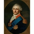 thumbnail image 2 of Johann Baptist von Lampi the Elder 19x24 Black Ornate Framed Double Matted Museum Art Print Titled: Portrait of Stanisław August Poniatowski in the General's Uniform, 2 of 5