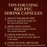 PVC Shrink Wraps - Red