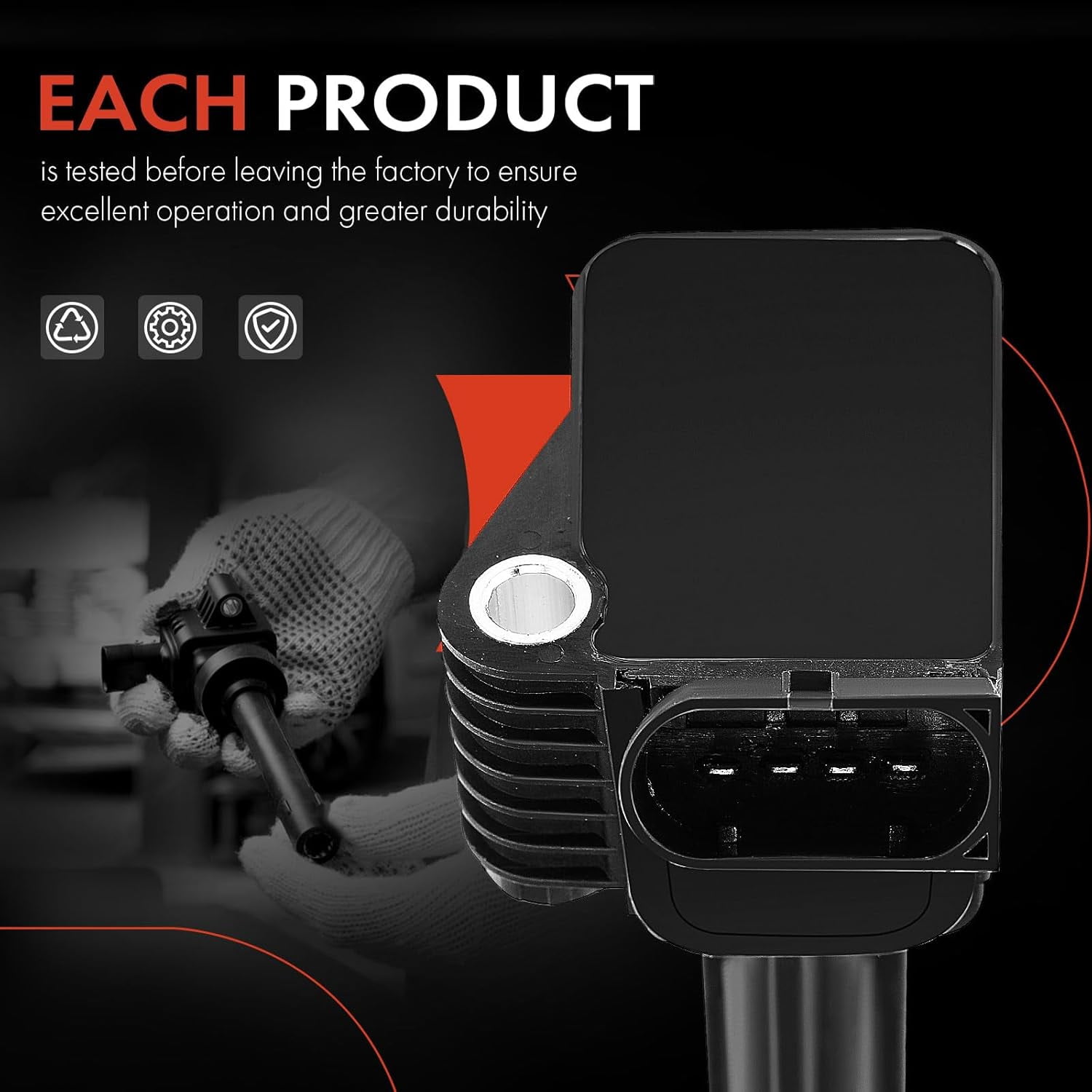 A-Premium Engine Ignition Coil Pack Compatible with Audi A3 A4 A5 A6 TT (Quattro) Q3 Q5 Q7 S3 VW Passat Tiguan Golf L4 1.8L 2.0L 4-PC Set Fits select: 2018-2020 AUDI Q5 PREMIUM PLUS