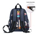 thumbnail image 5 of FORMRS School Backpack with Front Zippered Pocket 12" Student Travel Daypack, Colorful UFO, 5 of 6