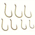 thumbnail image 2 of 50pcs Sea Fishing Hook, Barbed Hook With Eye, Outdoor Fishing Tackle, 2 of 9