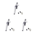 thumbnail image 1 of stanreset 1/2/3/5 Window Handle Home Hardware Lever Casement Locking Handles Convenience Balcony Handily Install Decorative Cap Gray Rustproof Left Silver 3PCS, 1 of 6