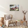 thumbnail image 3 of Farmhouse Wall Art, Barn and Vintage Windmill Picture Canvas Wall Art, Red Old Truck Canvas Prints, Vibrant Spring Country Landscape Prints for Farmhouse Living Room, Bedroom Wall Decor 12x18 Inches, 3 of 6