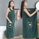 thumbnail image 1 of Toalla de baño para mujer y adultos, bata de baño lavable de estilo largo, absorbente de agua, algodón puro, falda de pelo seco, 1 of 6