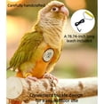 thumbnail image 2 of GYTY Bird Diapers Leash Set Washable Reusable Handmade Flight Suit Waterproof Inner Layer - Protective Parrot Nappy Clothes Parakeets Macaws Budgies Canaries (Black1,Sun Conure), 2 of 7
