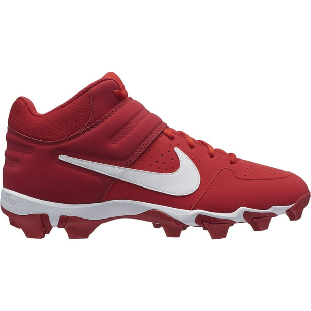 red molded cleats