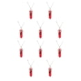 thumbnail image 2 of Qarigey Hexágono columna encanto hombres haciendo aniversario colgantes colgantes coloridos dijes de cristal llaveros decoraciones rojo Rojo 10piezas Qarigey CBP468228, 2 of 6
