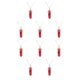 thumbnail image 2 of Sonducket Hexágono columna encanto hombres haciendo aniversario colgantes colgantes coloridos dijes de cristal llaveros decoraciones rojo Rojo 10piezas Sonducket CBP468228, 2 of 4