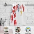 thumbnail image 5 of Watercolor Snowman Cute Bird Hand Towels, Christmas Kitchen Towel Ultra Soft and Absorbent,Decorative Fingertip Face Towel for Bathroom Hotel, 2 PCS, 28.3"x 14.4", 5 of 6