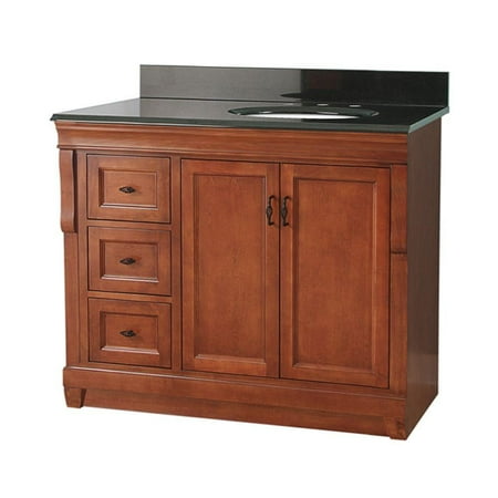 Naples 37 In W X 22 D Vanity Warm Cinnamon With Granite D Vanity In Warm Cinnamon With Granite