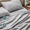 thumbnail image 6 of Bare Home 22" Extra Deep Pocket Sheet Set - Premium 1800 Collection - Ultra-Soft - Full, Light Gray, 6 of 9